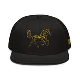 Structured Snapback Hat – Flat Brim Adjustable Cap